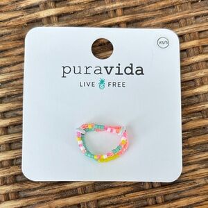 PURA VIDA Nova Bohemian Seed Bead Ring Set